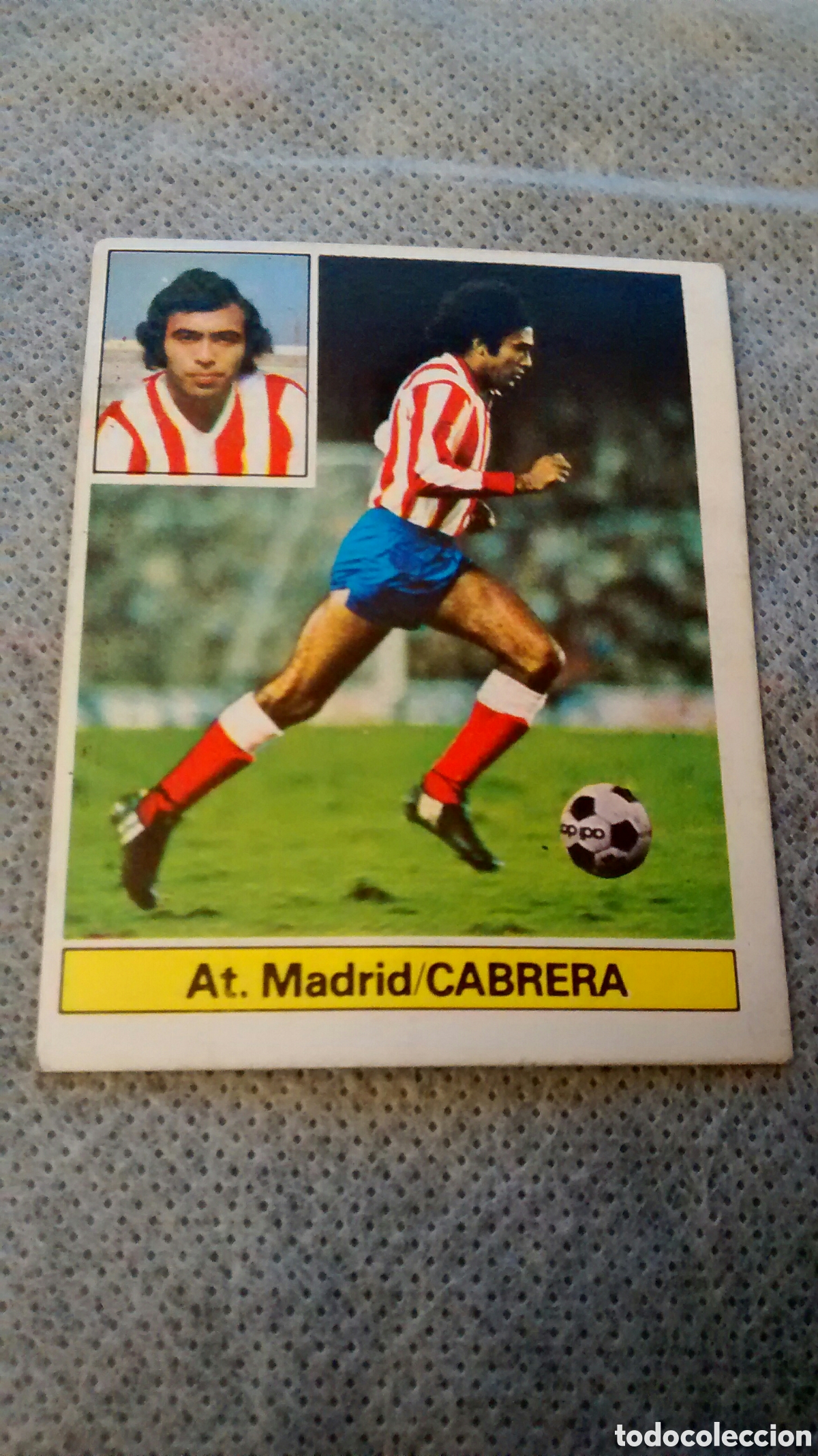 Cromos de f&uacute;tbol: 81 82 1981 1982 ESTE CABRERA, AT. MADRID (A2) - Foto 1