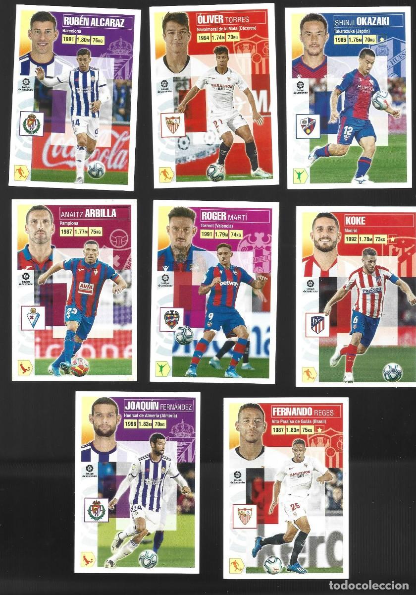 Cromos de Futebol: 1 LOTE DE 8 CROMOS DE FUTBOL LIGA SANTANDER 2020-2021