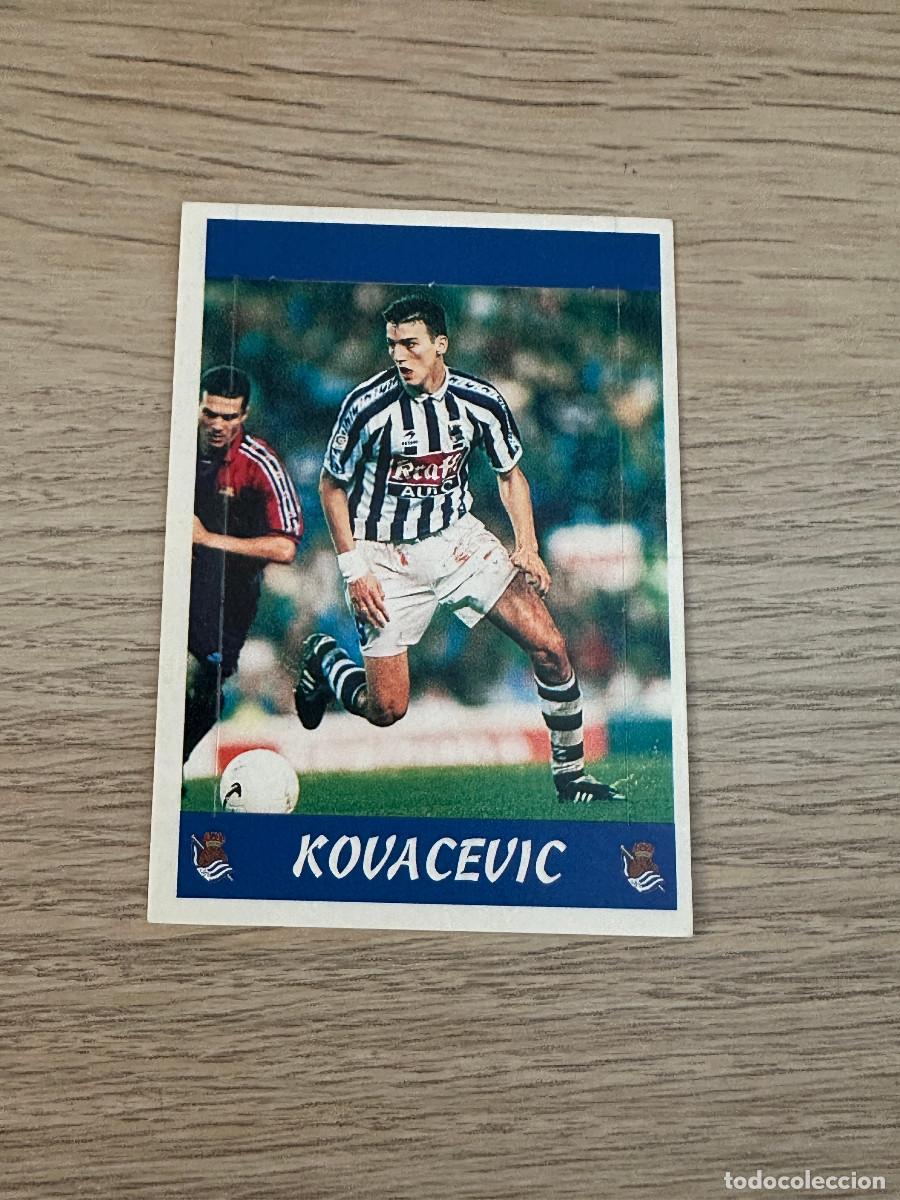 Cromos de F&uacute;tbol: KOVACEVIC REAL SOCIEDAD POP UP n&ordm; 127 (SIN numero) LA LIGA PANINI SPORTS 97 98 1997 1998 SIN PEGAR