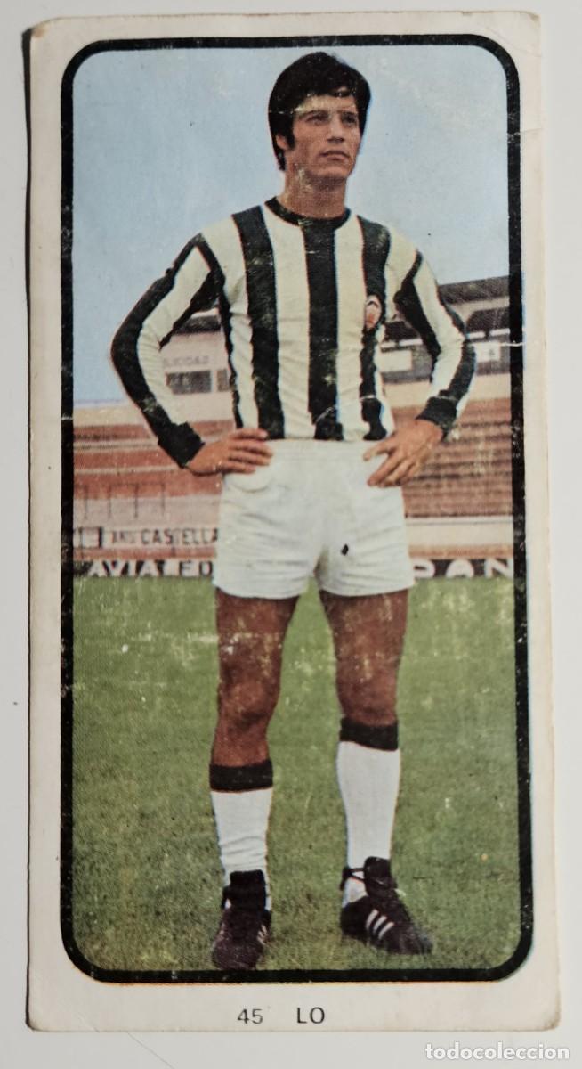 Cromos de F&uacute;tbol: 1973 1974 45 LO RUIZ ROMERO CASTELLON