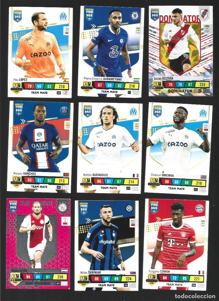 Cromos de Futebol: 1 LOTE DE DE 13 CROMOS FIFA 365 ADRENALYN