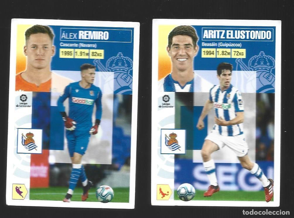 Cromos de Futebol: 1 LOTE DE 2 CROMOS REAL SOCIEDAD LIGA SANTANDER A&Ntilde;O 2020-2021 PANINI