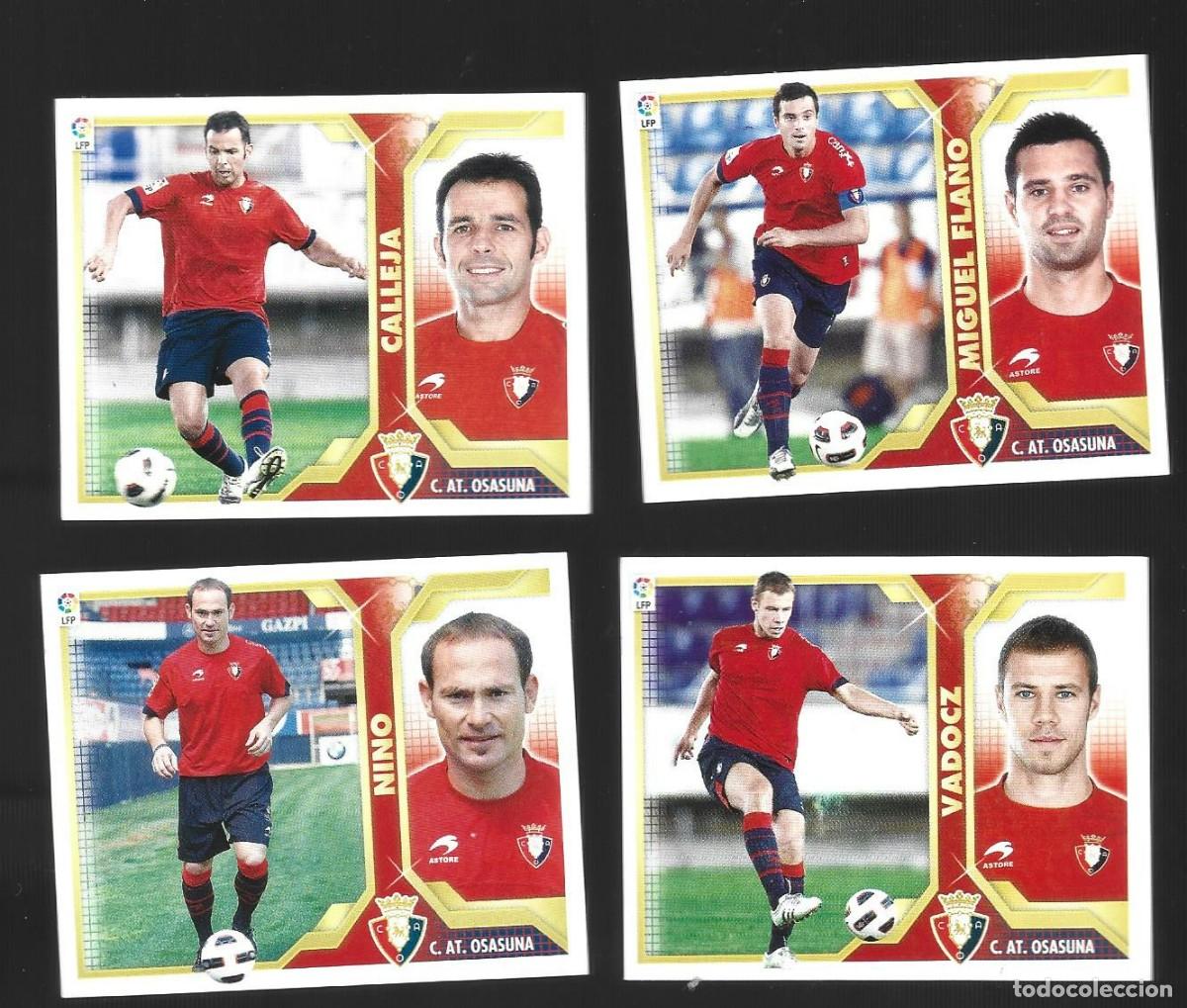 Cromos de Futebol: 1 LOTE 5 CROMOS C.AT.OSASUNA LIGA BBVA A&Ntilde;O 2011-2012