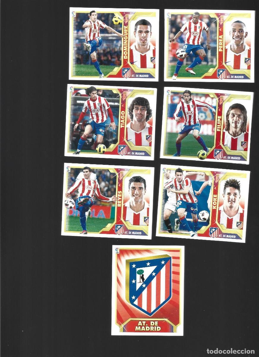 Cromos de Futebol: 1 LOTE 7 CROMOS AT. DE MADRID LIGA BBVA A&Ntilde;O 2011-2012