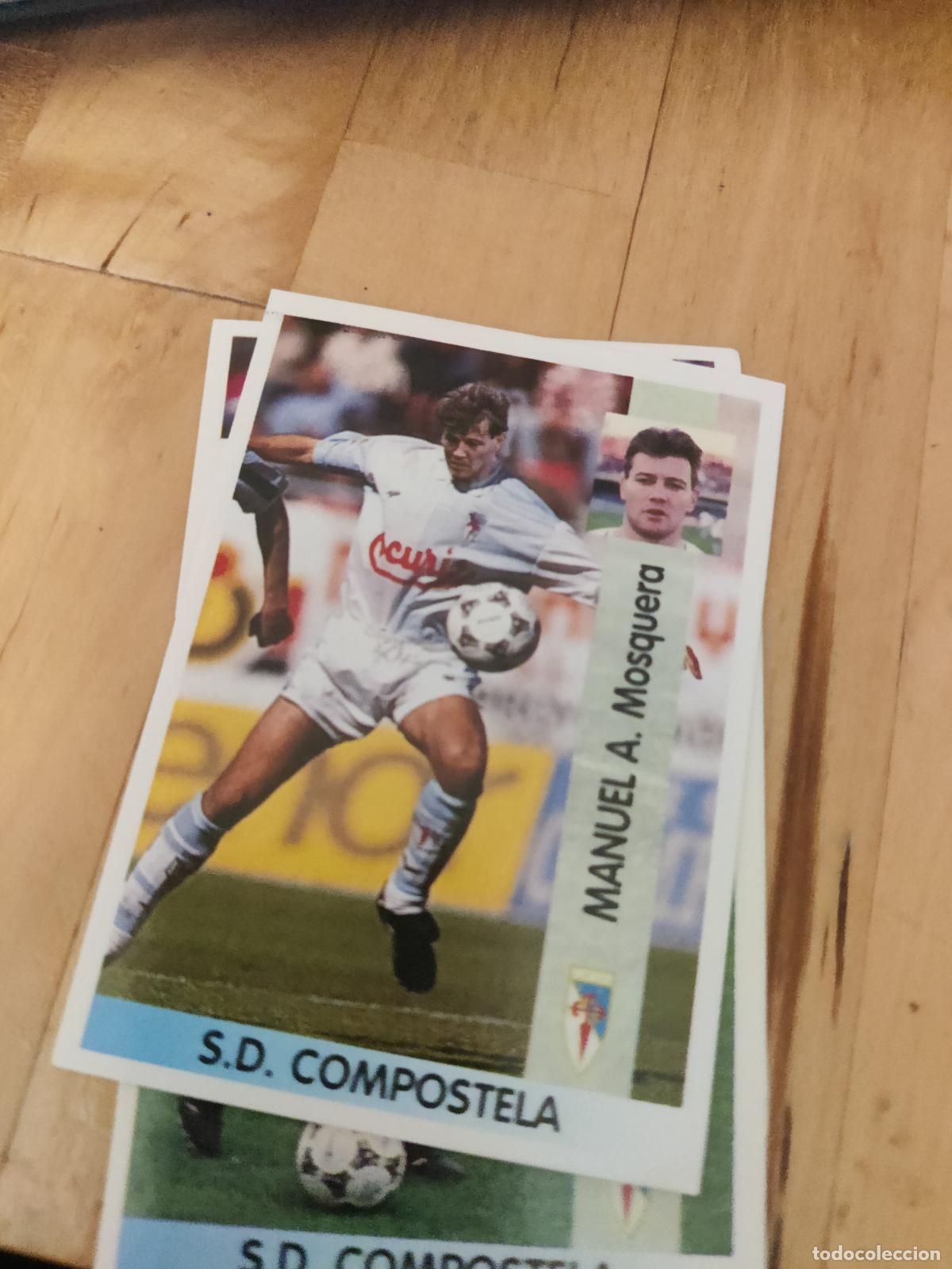 Cromos de f&uacute;tbol: manuel 159 version compostela este 1996 1997 96 97 sin pegar - Foto 1