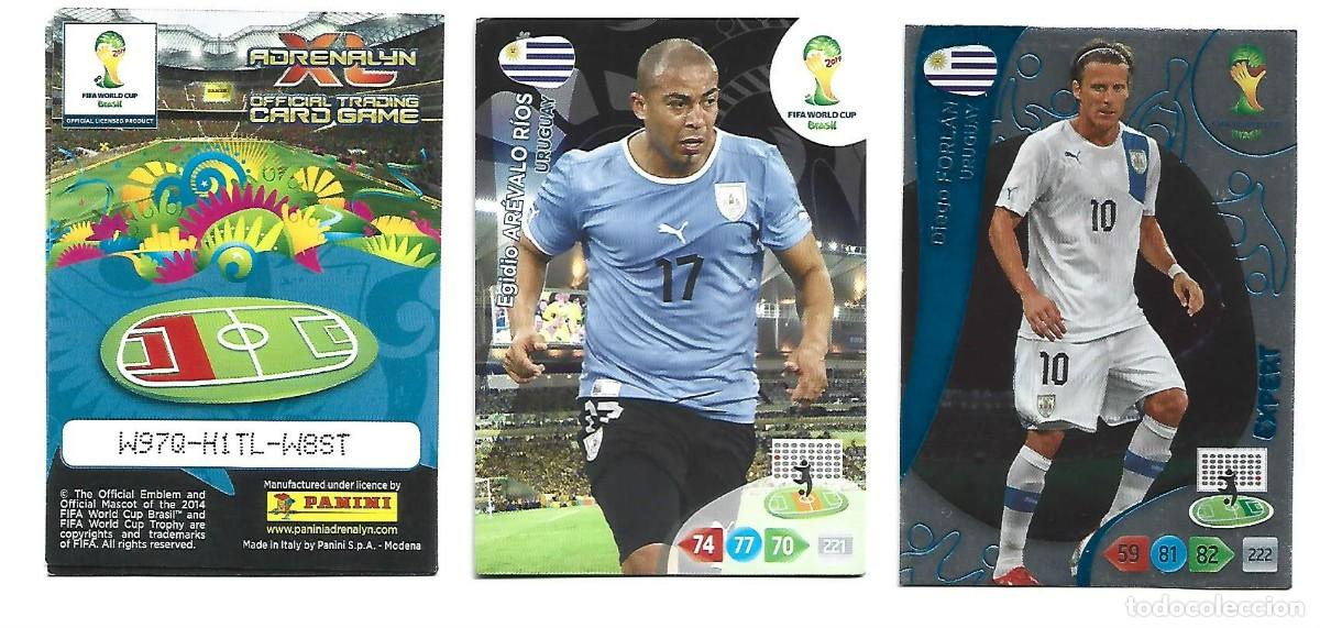 Cromos de Futebol: 1 lote de 2 cromos adrenalyn mundial de futbol 2014 uruguay