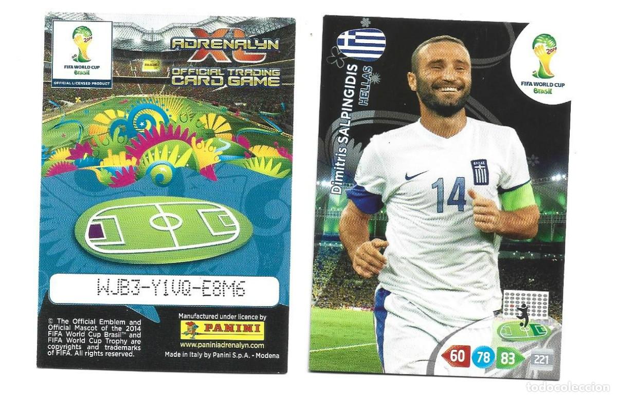 Fu&szlig;ball-Sticker: 1 cromo adrenalyn mundial de futbol 2014 grecia