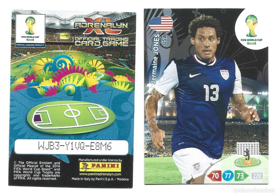 Fu&szlig;ball-Sticker: 1 cromo adrenalyn mundial de futbol 2014 estados unidos de america