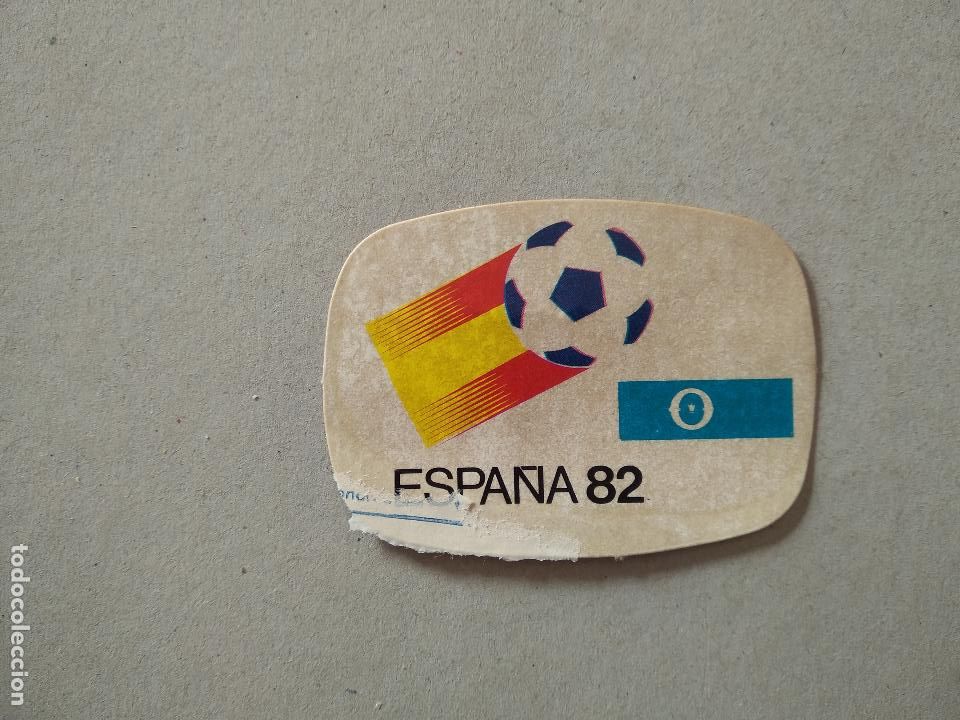 Cromos de F&uacute;tbol: SELLO ESPA&Ntilde;A 82 CROMO FUTBOL MUNDIAL 1982 REYAUCA EL NARANJITO WORLD CUP COPA MUNDO