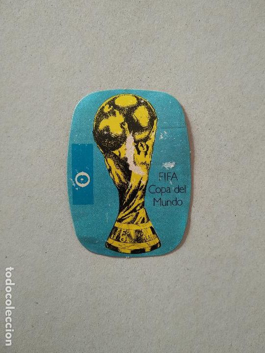 Cromos de F&uacute;tbol: TROFEO COPA MUNDO CROMO FUTBOL MUNDIAL 1982 REYAUCA EL NARANJITO WORLD CUP ESPA&Ntilde;A 82