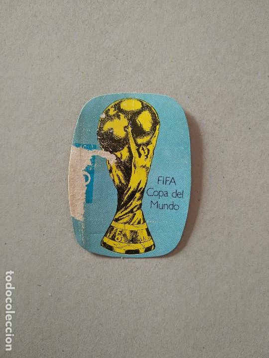 Cromos de F&uacute;tbol: TROFEO COPA MUNDO CROMO FUTBOL MUNDIAL 1982 REYAUCA EL NARANJITO WORLD CUP ESPA&Ntilde;A 82