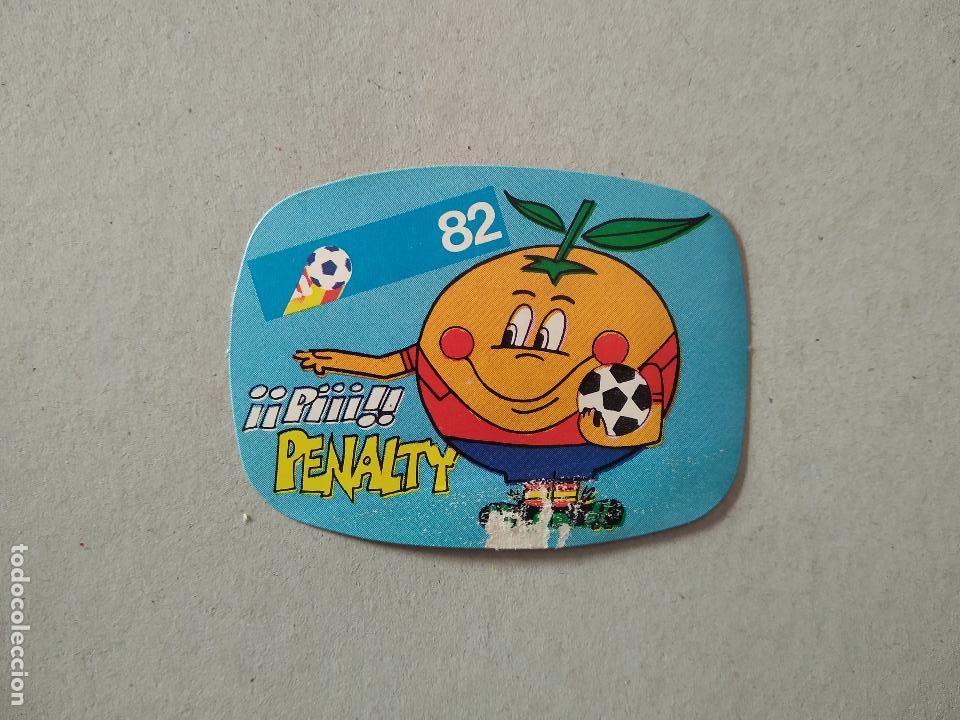Cromos de F&uacute;tbol: MASCOTA PIIII PENALTY CROMO FUTBOL MUNDIAL 1982 REYAUCA EL NARANJITO WORLD CUP ESPA&Ntilde;A 82