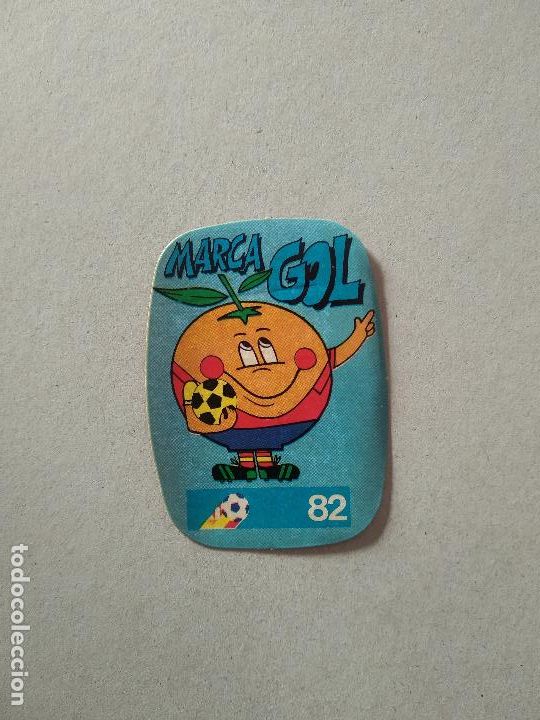 Cromos de F&uacute;tbol: MASCOTA MARCA GOL ESPA&Ntilde;A 82 CROMO FUTBOL MUNDIAL 1982 REYAUCA EL NARANJITO WORLD CUP