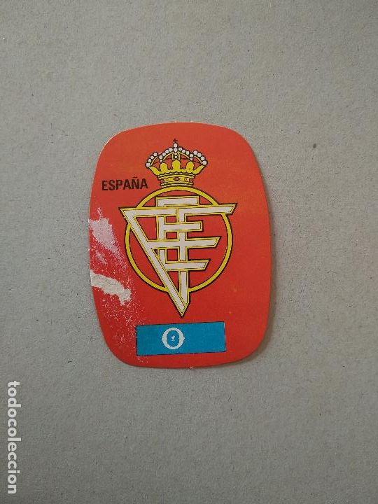Cromos de F&uacute;tbol: ESCUDO ESPA&Ntilde;A 82 CROMO FUTBOL MUNDIAL 1982 REYAUCA EL NARANJITO WORLD CUP