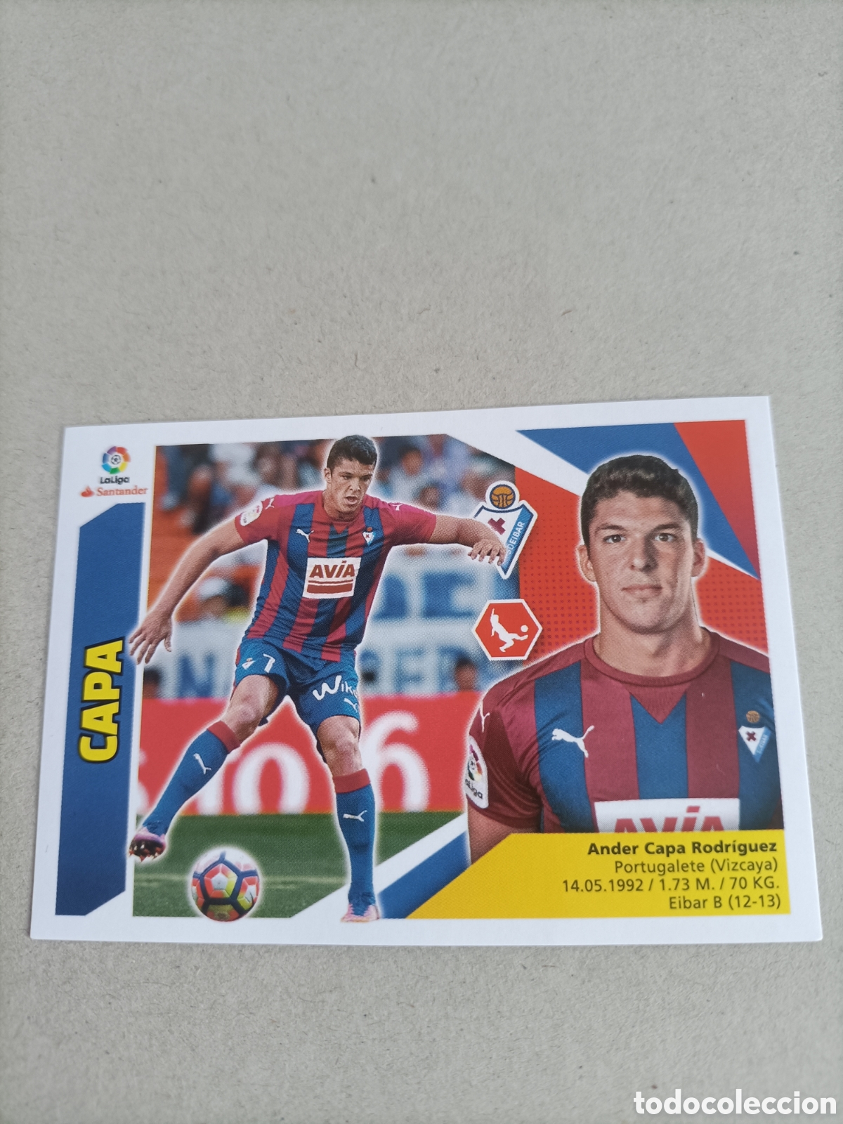 Cromos de f&uacute;tbol: Capa Eibar Liga Este 17/18 - Foto 1