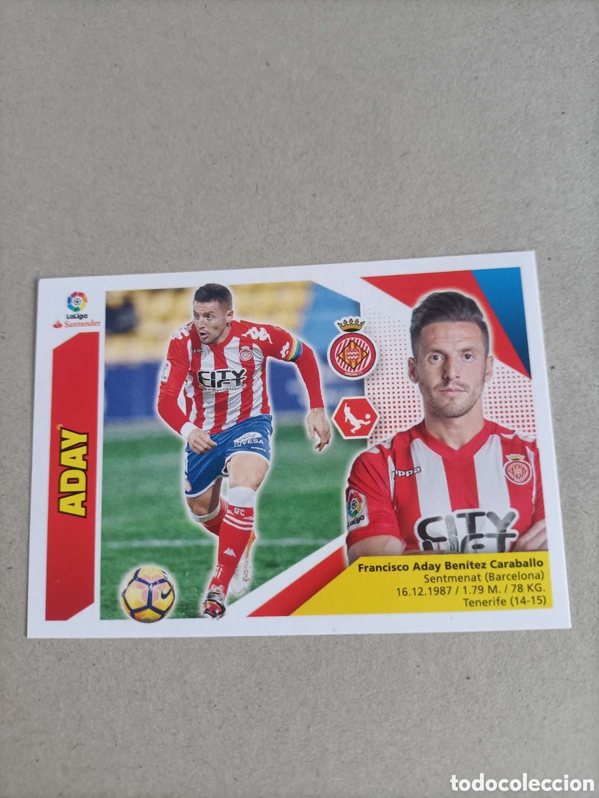 Cromos de f&uacute;tbol: Aday Girona Liga Este 17/18 - Foto 1
