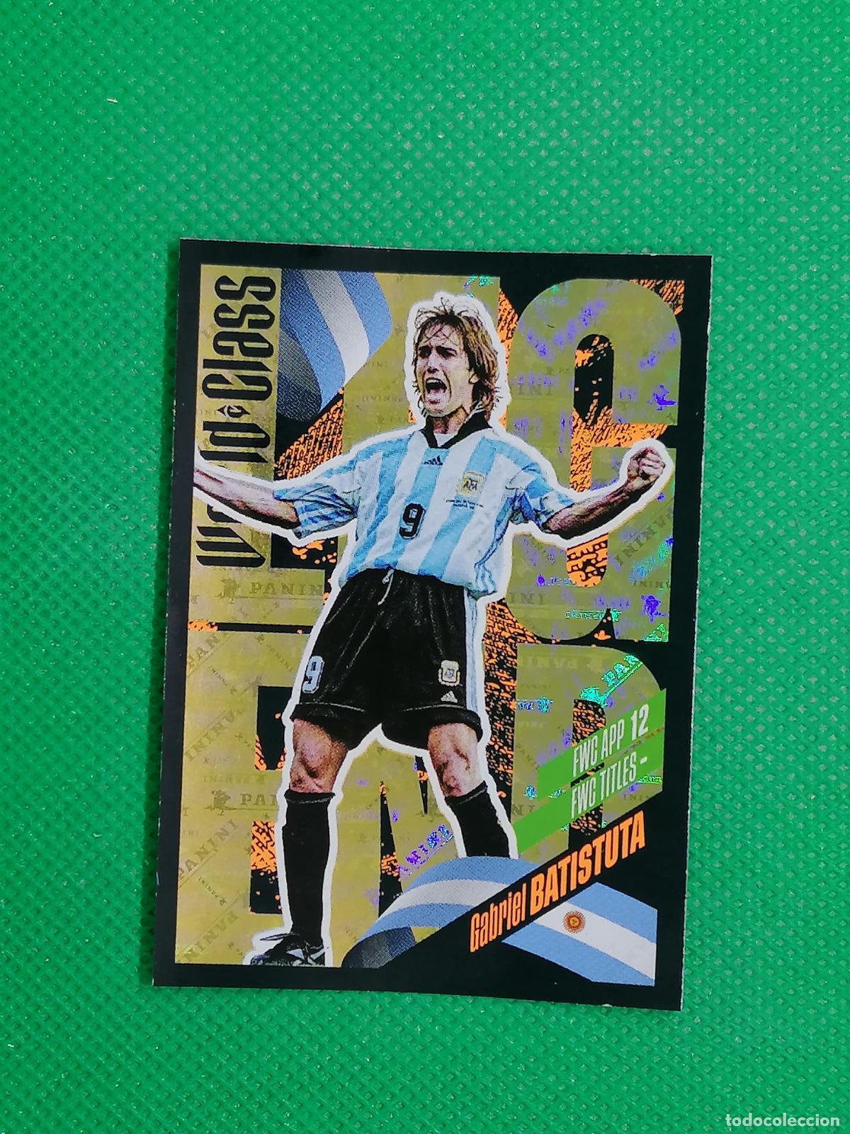 Cromos de f&uacute;tbol: 354 GABRIEL BAUTISTA ARGENTINA LEGENDS PANINI WORLD CLASS THE GAME CHANGERS 2024 STICKER PANINI