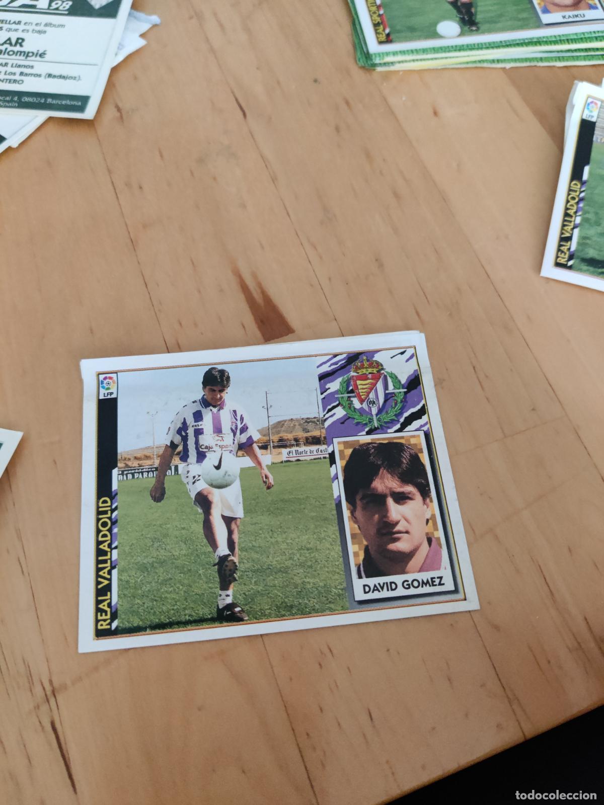 Cromos de f&uacute;tbol: david gomez valladolid ventanilla este 1997 1998 97 98 - Foto 1