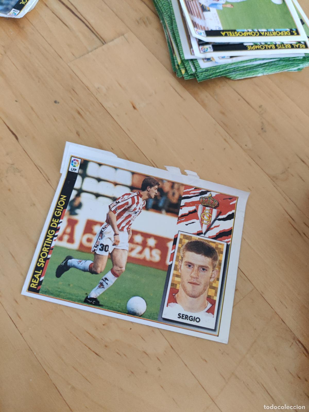Cromos de f&uacute;tbol: sergio sporting de gijon ventanilla este 1997 1998 97 98 - Foto 1