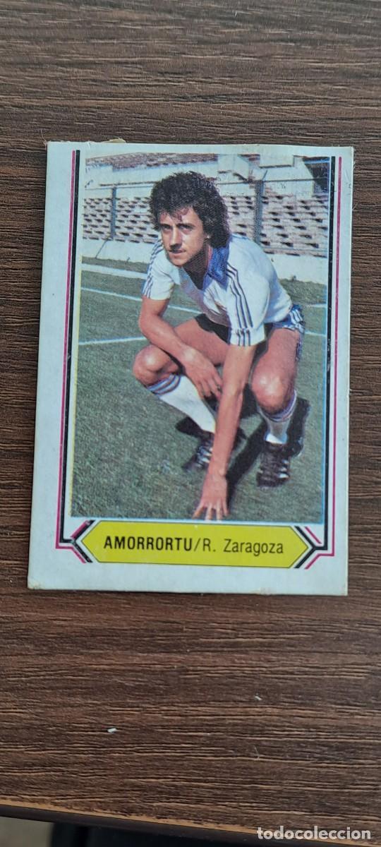 Fu&szlig;ball-Sticker: AMORRORTU ZARAGOZ ESTE 80 81 1980 1981 RECUPERADO