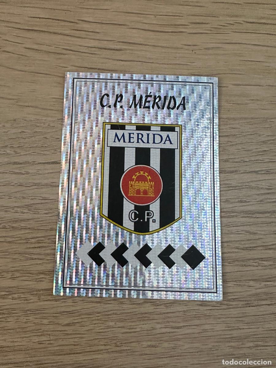 Cromos de F&uacute;tbol: ESCUDO MERIDA n&ordm; R LA LIGA PANINI SPORTS 97 98 1997 1998 SIN PEGAR