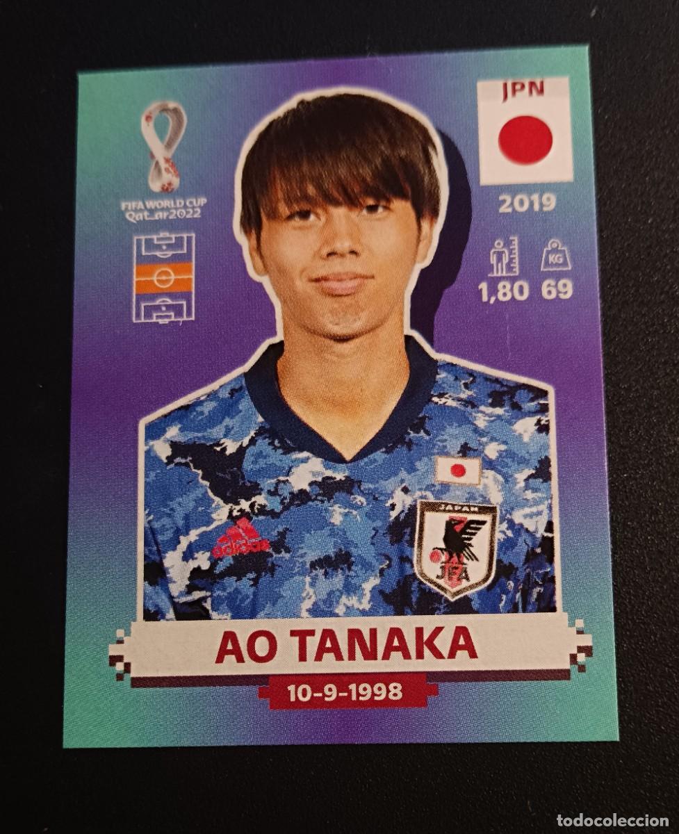 Cromos de F&uacute;tbol: CROMO JPN14 AO TANAKA JAP&Oacute;N JPN 14 FIFA WORLD CUP MUNDIAL QATAR 2022 22 STICKER PANINI