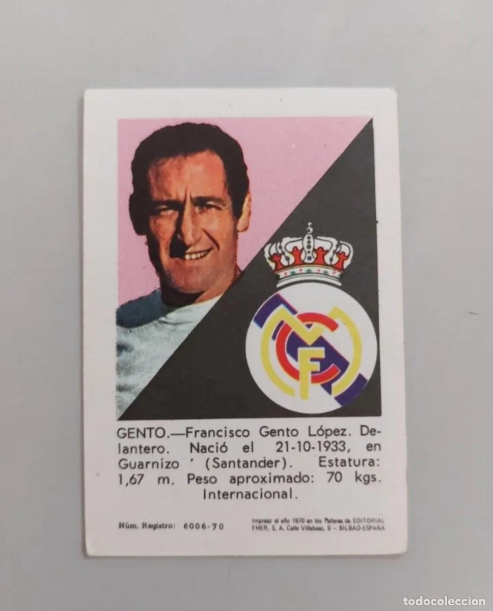 Carte Fax-Pax 1986 - Paco Gento - Espagne, Real Madrid - Excellent état