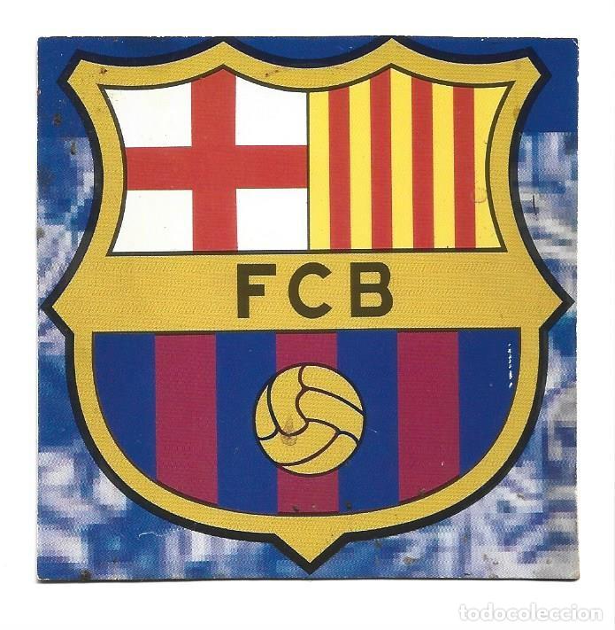 Cromos de f&uacute;tbol: 1 escudo del barca antiguo - Foto 1