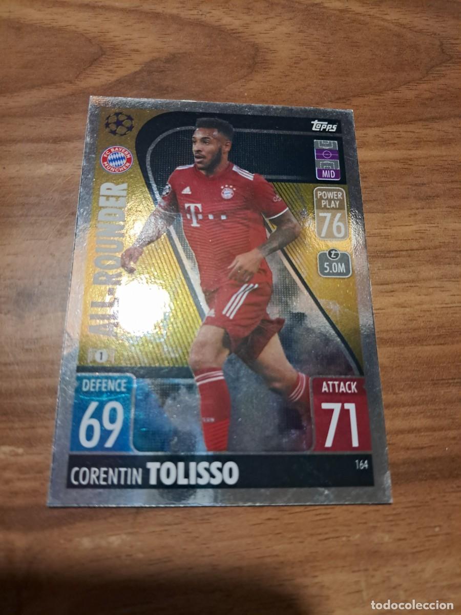 Cromos de F&uacute;tbol: CARD CHAMPIONS EUROPA LEAGUE TOPPS ATTAX, TEMPORADA 21/22: ALL-ROUNDER CORENTIN TOLISSO