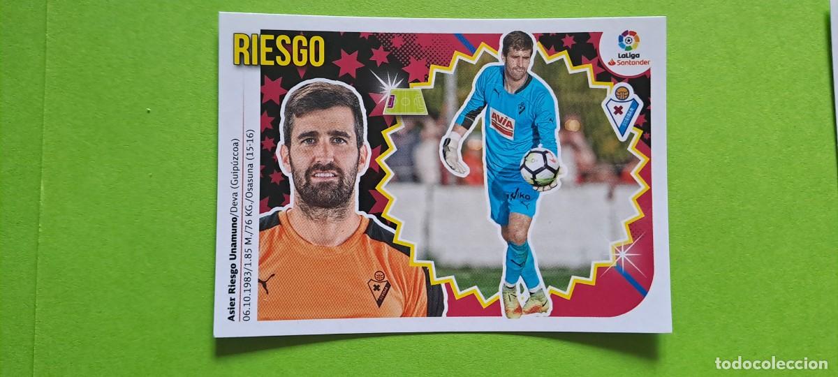 Cromos de f&uacute;tbol: RIESGO EIBAR N&ordm; 2 ESTE 18 19 2018 2019 - Foto 1