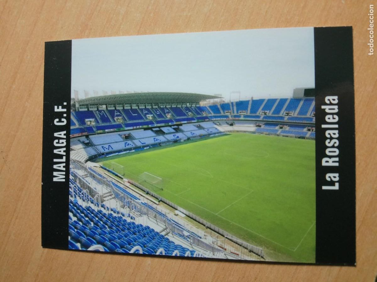 Cromos de F&uacute;tbol: 245 ESTADIO LA ROSALEDA DEL M&Aacute;LAGA 05 06 MUNDICROMO LAS FICHAS DE LA LIGA 2005 2006 NUEVO