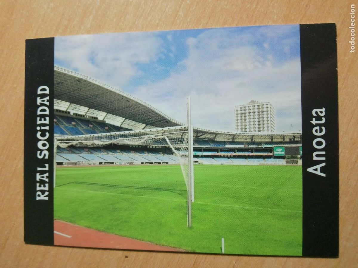 Cromos de F&uacute;tbol: 353 ESTADIO ANOETA DE LA REAL SOCIEDAD 05 06 MUNDICROMO LAS FICHAS DE LA LIGA 2005 2006