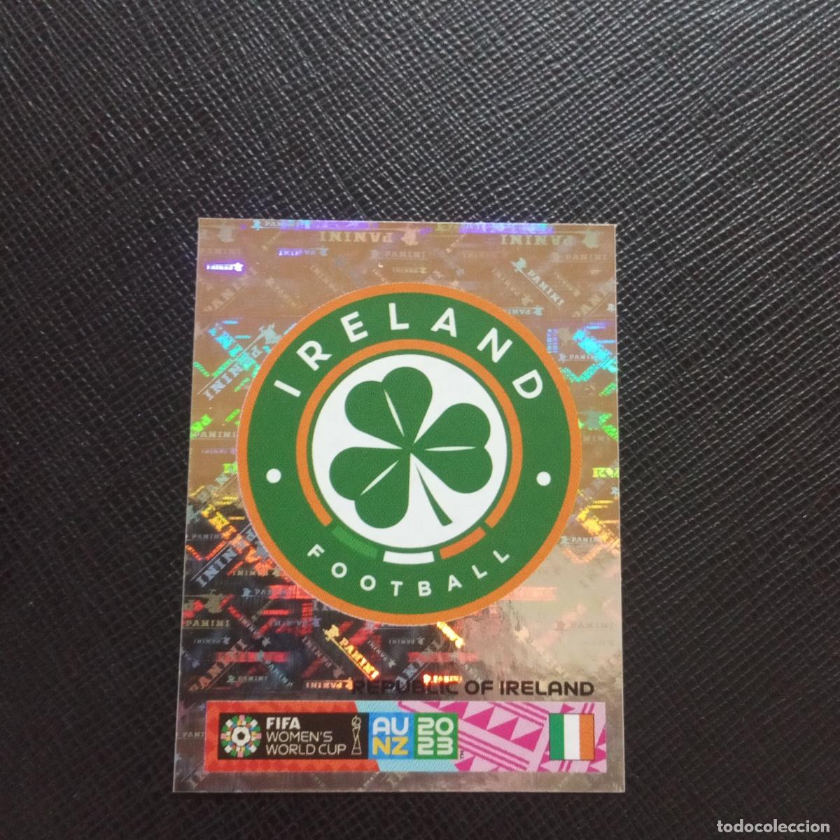 Cromos de Futebol: 90 ESCUDO IRLANDA PANINI MUNDIAL AU NZ 2023 FEMENINO 23 CROMO FUTBOL - SIN PEGAR -