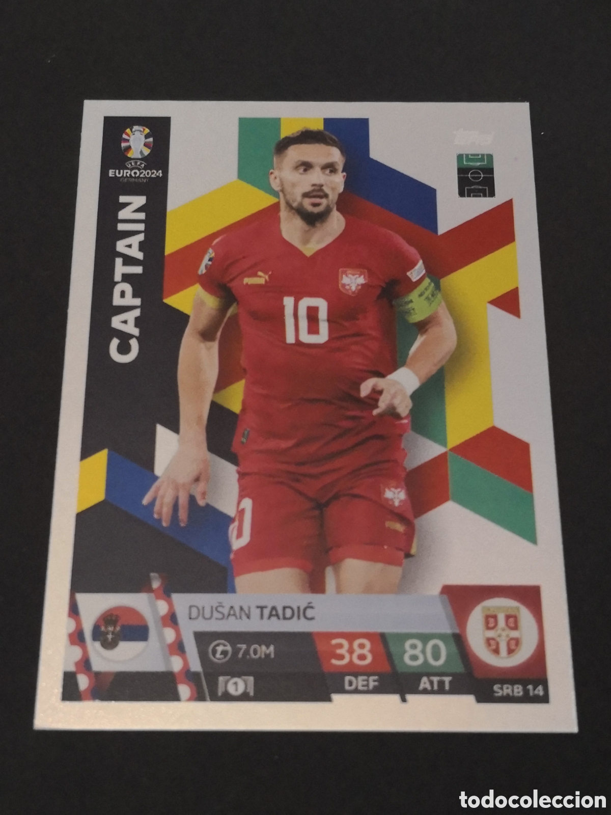 Topps Euro 2024 Star Player SRB Dusan Vlahovic Serbien (Neu (gemäss