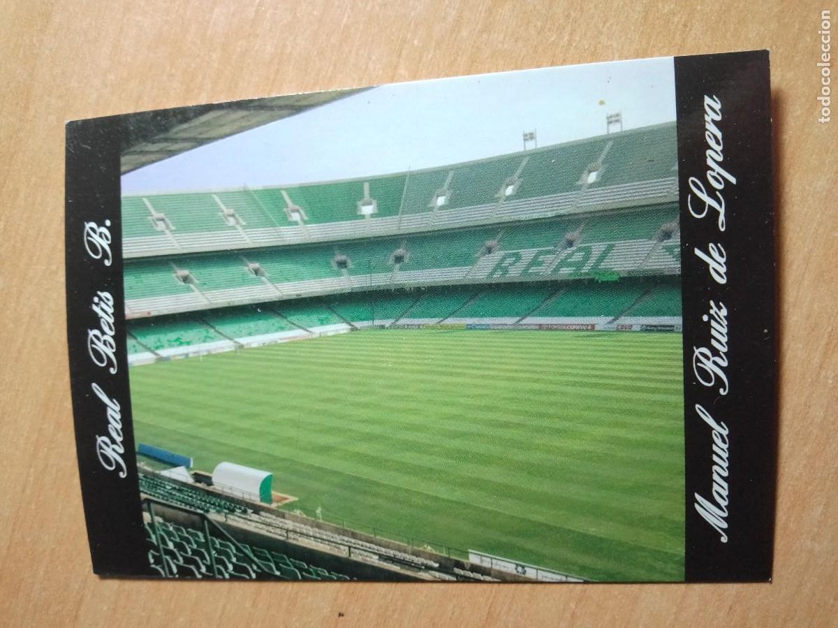 Cromos de F&uacute;tbol: 83 ESTADIO MANUEL RUIZ DE LOPERA BETIS 05 06 MUNDICROMO LAS FICHAS DE LA LIGA 2005 2006