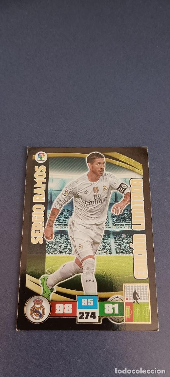 Cromos de f&uacute;tbol: SERGIO RAMOS EDICION LIMITADA 15-16 - Foto 1