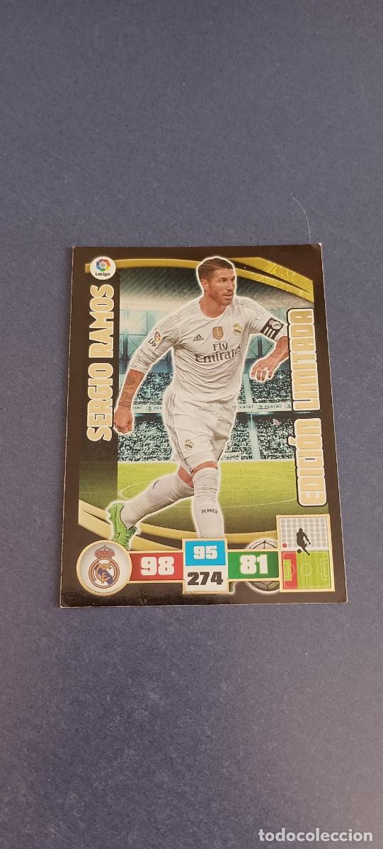 Cromos de f&uacute;tbol: SERGIO RAMOS EDICION LIMITADA 15-16 - Foto 1