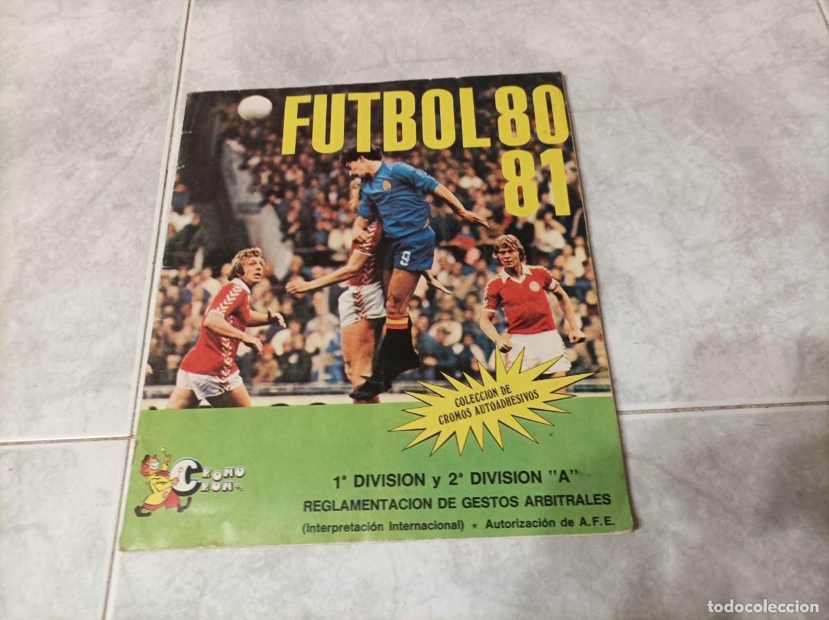 Cromos de Futebol: Album futbol 80/81 cromo crom