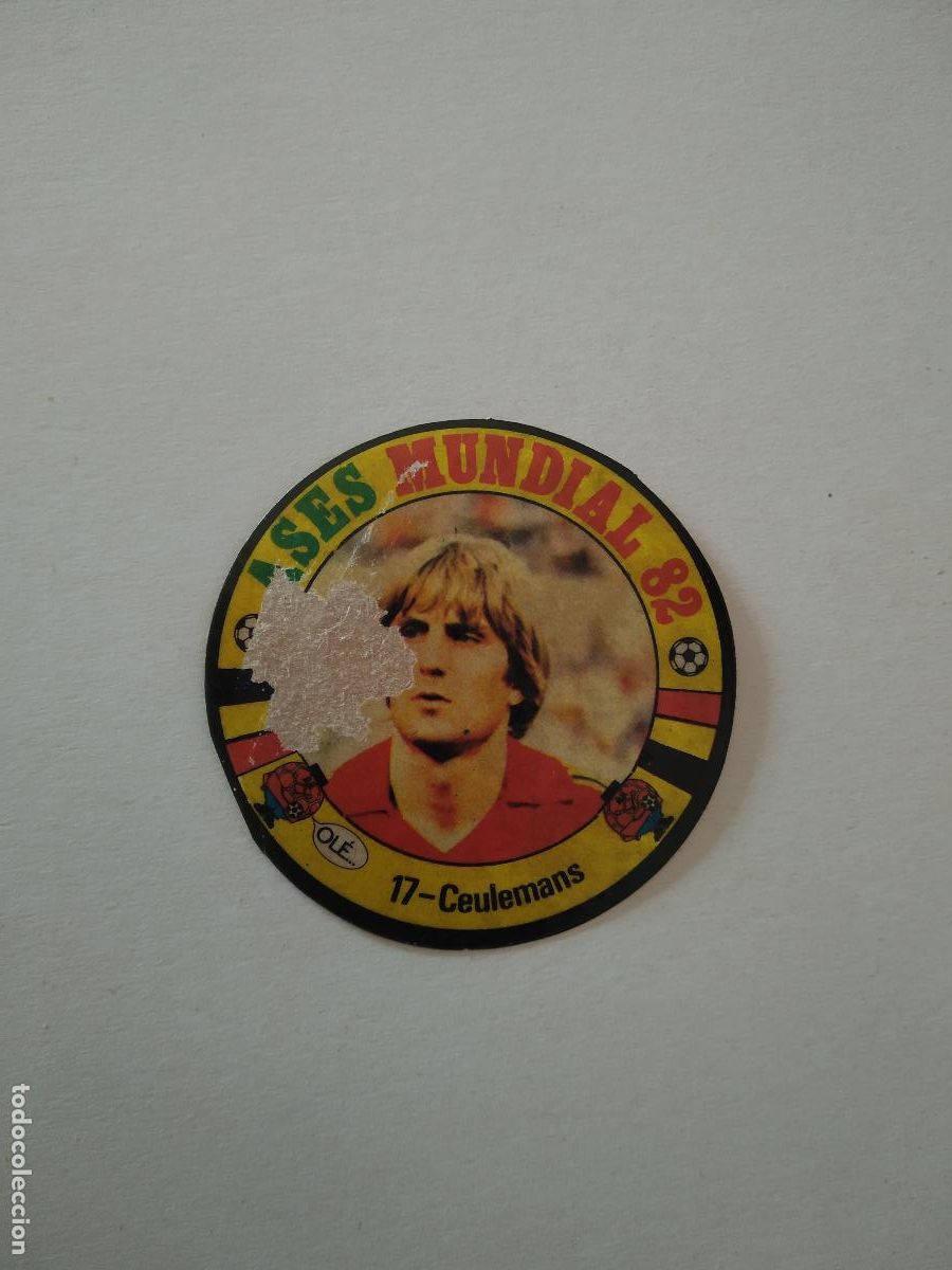 Cromos de F&uacute;tbol: 17 CEULEMANS BELGICA CROMO FUTBOL ASES MUNDIAL 1982 WORLD CUP COPA MUNDO 82 REYAUCA