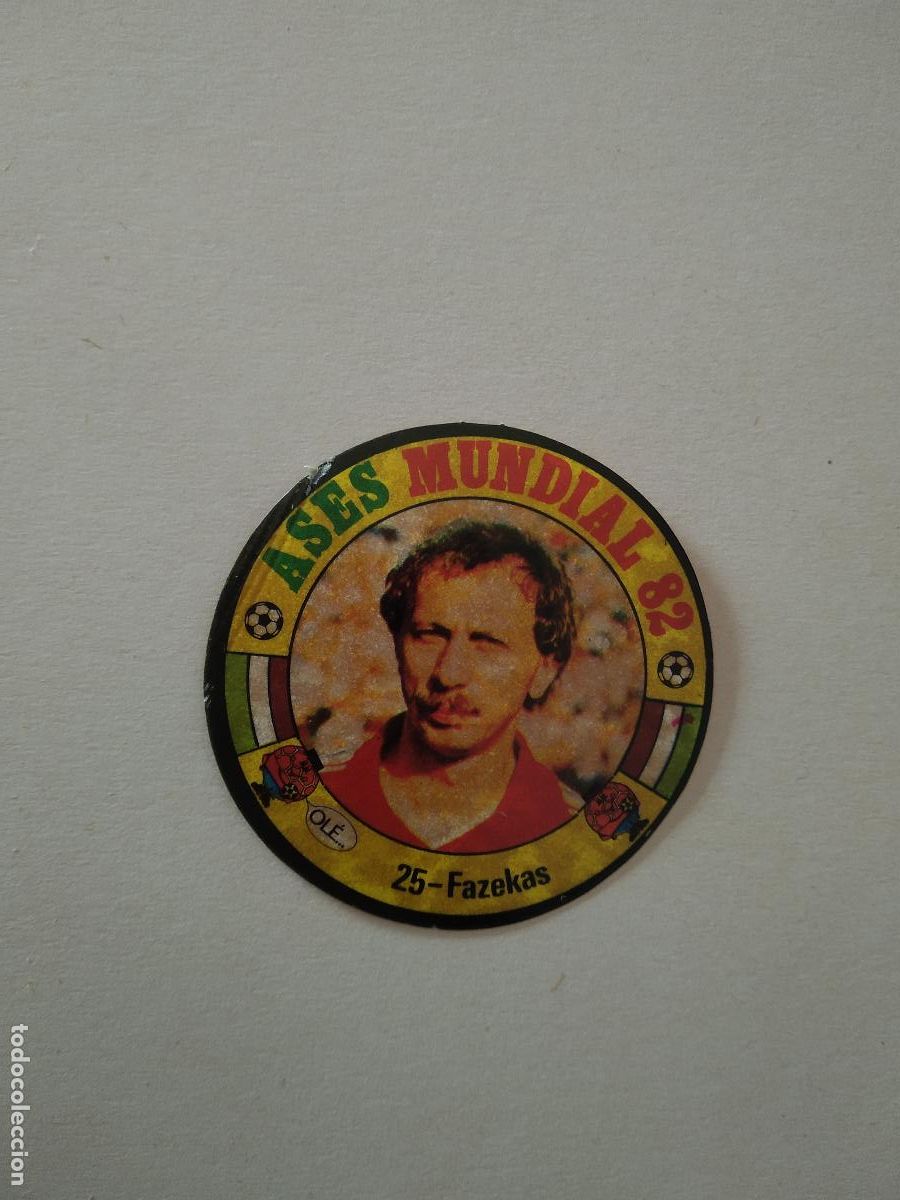 Cromos de f&uacute;tbol: 25 FAZEKAS HUNGRIA CROMO FUTBOL ASES MUNDIAL 1982 WORLD CUP COPA MUNDO 82 REYAUCA