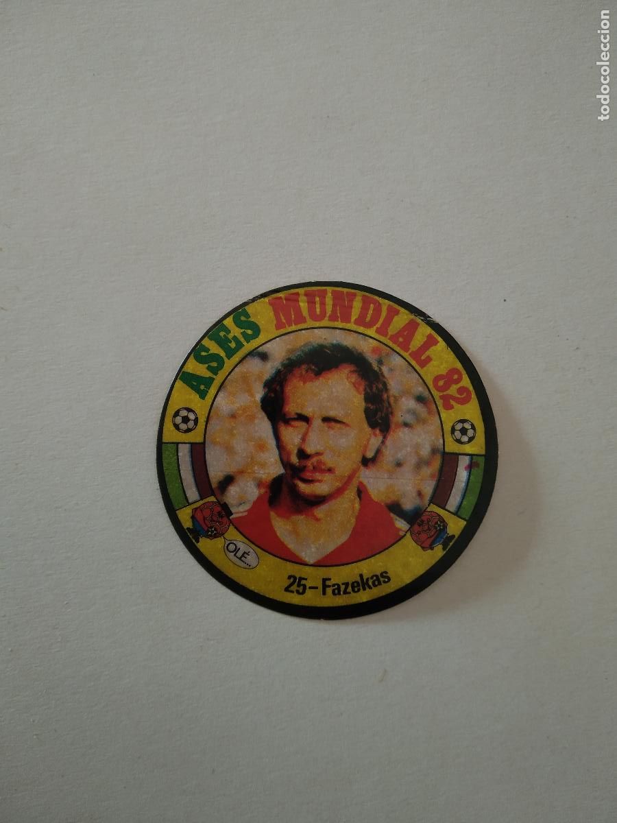 Cromos de f&uacute;tbol: 25 FAZEKAS HUNGRIA CROMO FUTBOL ASES MUNDIAL 1982 WORLD CUP COPA MUNDO 82 REYAUCA