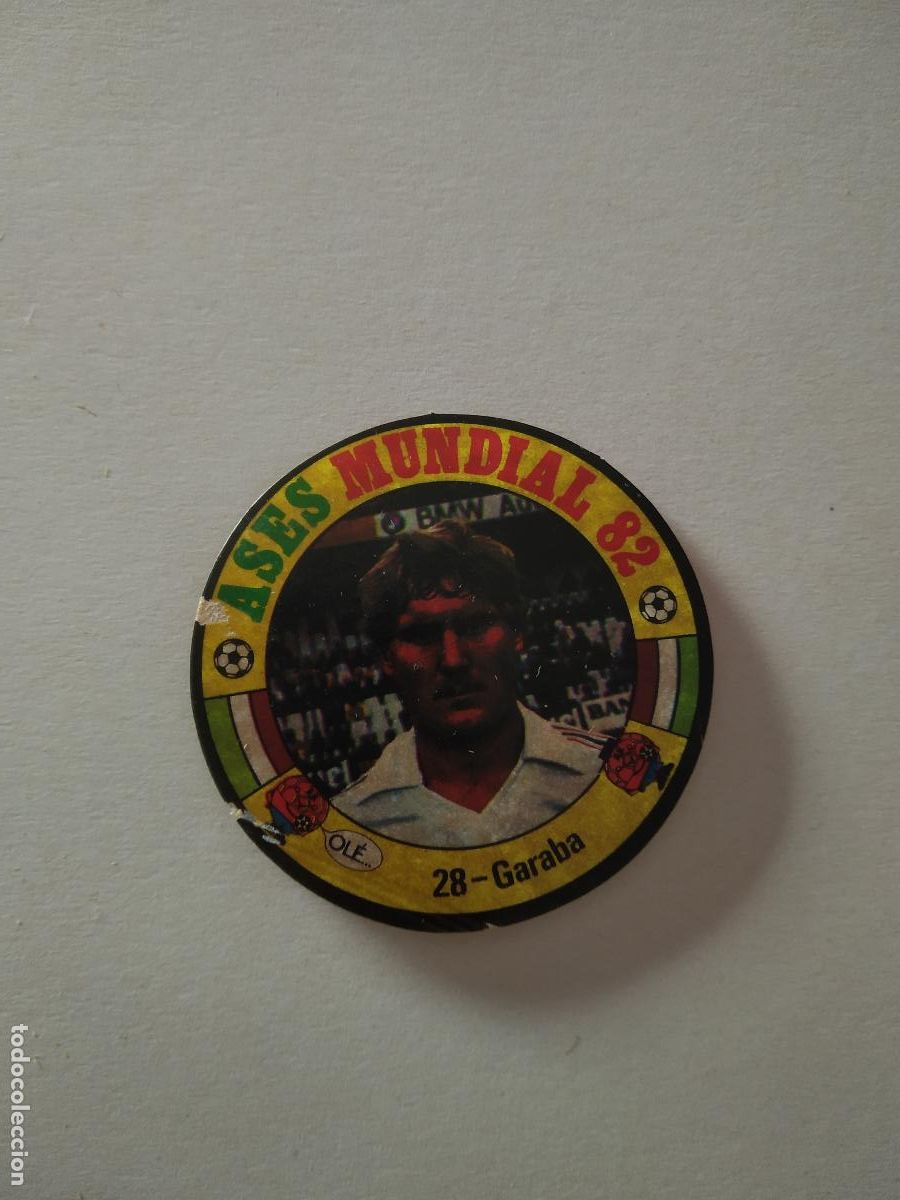 Cromos de f&uacute;tbol: 28 GARABA HUNGRIA CROMO FUTBOL ASES MUNDIAL 1982 WORLD CUP COPA MUNDO 82 REYAUCA