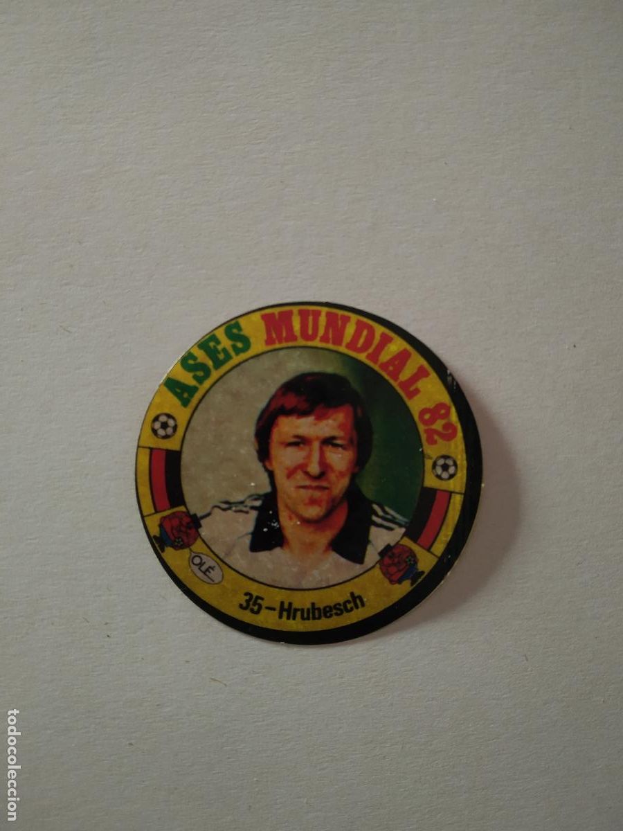 Cromos de f&uacute;tbol: 35 HRUBESCH ALEMANIA CROMO FUTBOL ASES MUNDIAL 1982 WORLD CUP COPA MUNDO 82 REYAUCA