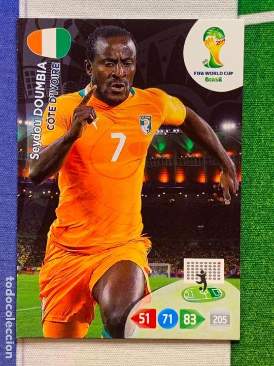 Cromos de F&uacute;tbol: u99 Seydou Doumbia C&ocirc;te d'Ivoire Actualizaci&oacute;n Adrenalyn World Cup 2014