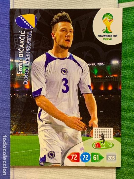 Cromos de F&uacute;tbol: u86 Ermin Bičakčić Bosna i Hercegovina Actualizaci&oacute;n Adrenalyn World Cup 2014
