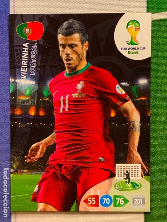 Cromos de f&uacute;tbol: u127 Vieirinha Portugal Actualizaci&oacute;n Adrenalyn World Cup 2014