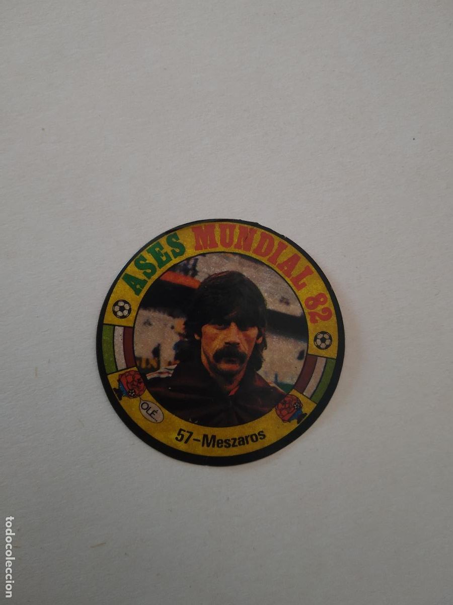 Cromos de f&uacute;tbol: 57 MESZAROS HUNGRIA CROMO FUTBOL ASES MUNDIAL 1982 WORLD CUP COPA MUNDO 82 REYAUCA