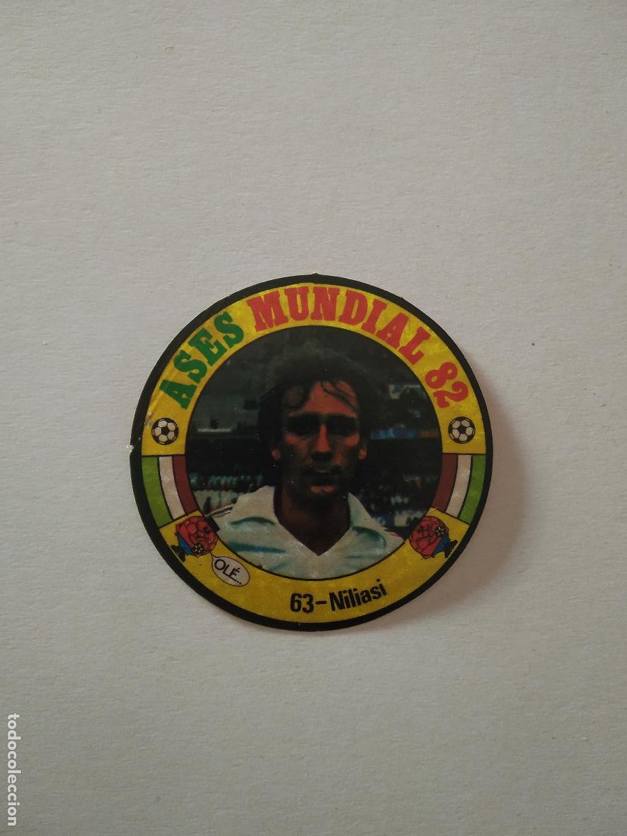 Cromos de F&uacute;tbol: 63 NILIASI HUNGRIA CROMO FUTBOL ASES MUNDIAL 1982 WORLD CUP COPA MUNDO 82 REYAUCA