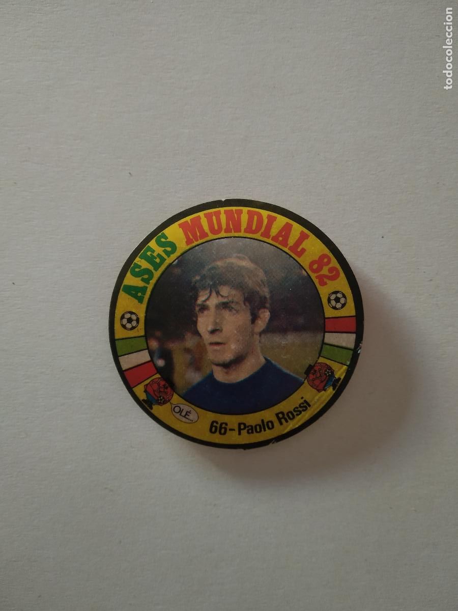 Cromos de f&uacute;tbol: 66 PAOLO ROSSI ITALIA CROMO FUTBOL ASES MUNDIAL 1982 WORLD CUP COPA MUNDO 82 REYAUCA
