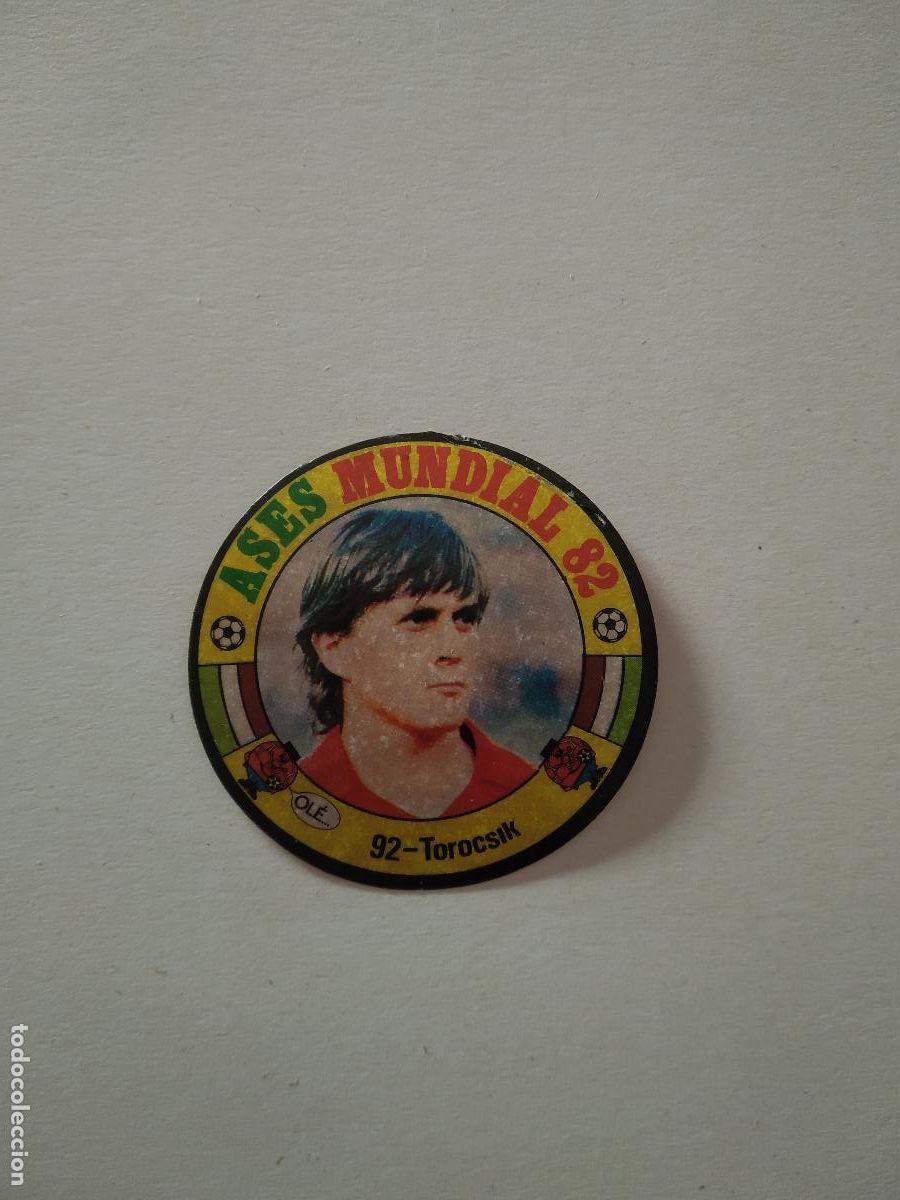Cromos de F&uacute;tbol: 92 TOROCSIK HUNGRIA CROMO FUTBOL ASES MUNDIAL 1982 WORLD CUP COPA MUNDO 82 REYAUCA